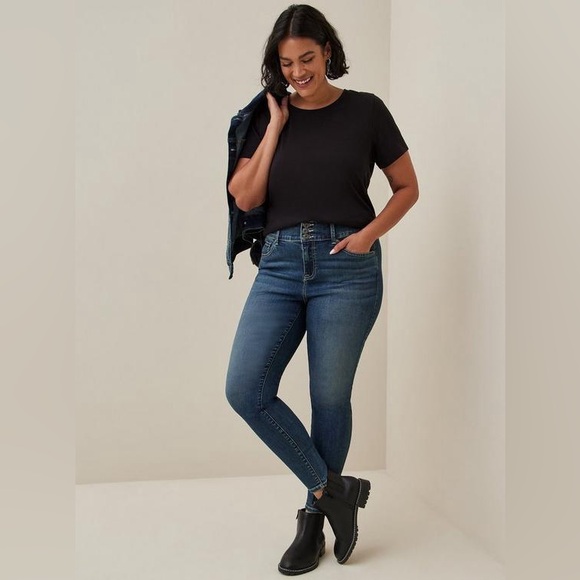 Torrid size 16R Jegging super soft plus size high rise - Picture 2 of 16